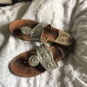 Used silver Jack Rogers